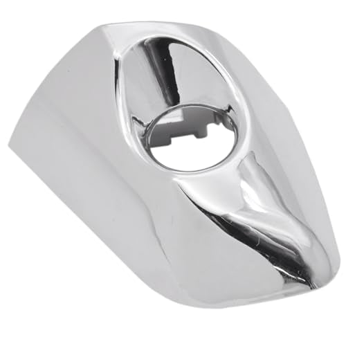 Chrome Exterior Door Handle Cover Cap Front Left Driver Side Compatible for Hyundai Santa Fe 2013 2014 2015 2016 2017 2018 2019