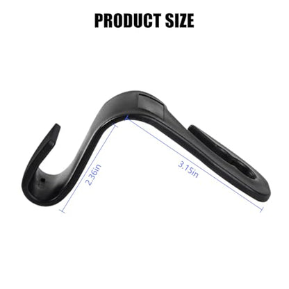 Mandark 2PCS Car Seat Hooks - Cute Bow Vehicle Hooks for Purses & Bags, Universal for SUV, Sedan, Truck (Black/Polka Dot) - color: Black/Polka Dot