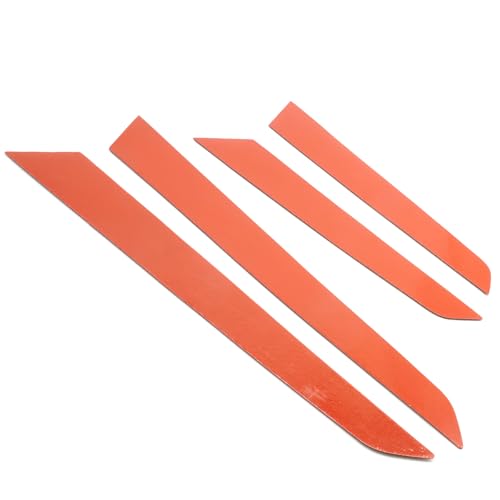 4 Pcs Interior Door Panel Cover Trim, Replacement for Mercedes-Benz C-Class W204 2007-2013 (Carbon Fiber)
