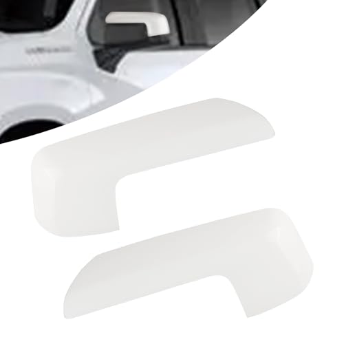 Outside Mirror Caps White Compatible with Chevy Silverado 1500/ GMC Sierra 1500 2019-2024 Accessories Parts Replaces 84328137 Left Right 1 Pair