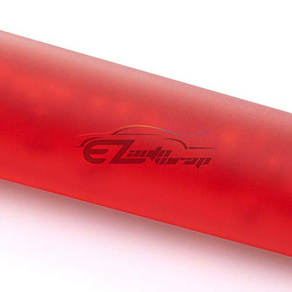 EZAUTO WRAP Red Shift Knob Stick Frosted Matte Crystal Bubble Long Throw Gear Shifter 10cm - color: Matte Red, size: 10cm
