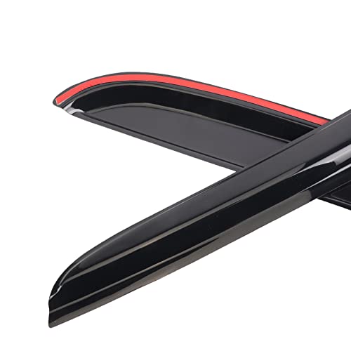 4pcs Window Visors Tape-On for 2002-2008 Dodge Ram 1500, 2003-2009 Ram 2500 & 3500 with Crew/Extended Cab Sun Rain Guard Side Window Wind Deflectors - size: 2002-2008 Dodge RAM 1500/2500/3500 Crew Cab