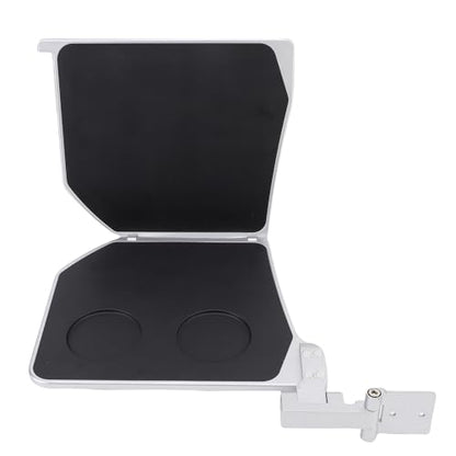 JTLB Armrest Foldable Table Aluminum Alloy with Hidden Storage, RV Seating Multifunction Laptop Dining for High Speed Train Airplane Vehicle (Left) - size: Left, style: Left