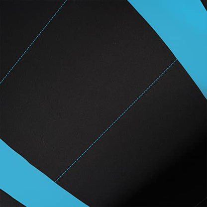 Flying Banner Car Seat Covers Front Seats Rear Bench Polyester car seat Protectors Easy installations Rear Bench Split Classic Man Lady Truck - color: Black & Mint Blue