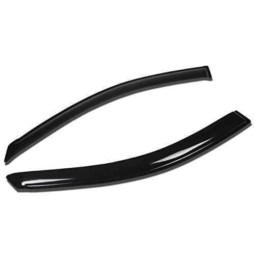 Auto Dynasty 2Pcs Tape-On Window Visor Deflector Rain Guard Compatible with 2004-2010 Toyota Sienna, Acrylic - size: 04-10 Toyota Sienna