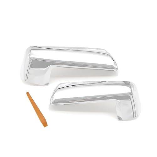 Mirror Cover Cap Trim Compatible with 2019-2024 Chevy Silverado 1500, GMC Sierra 1500 Chrome - color: Chrome