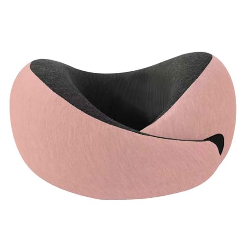 Travel Neck Pillow Airplane, Memory Foam Travel Pillows for Comfort on Sleeper Hold Compact and Ergonomic Design for Traveling Car Rides Home Road Trip Essentials for Adults and Kids (Pink) - color: Pink