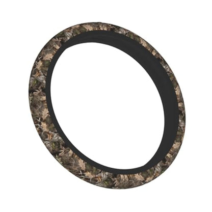 Camo Steering Wheel Covers Non Slip Neoprene Universal 15 Inch Steering Wheel Protector Car Cover for Men Women - color: Camo