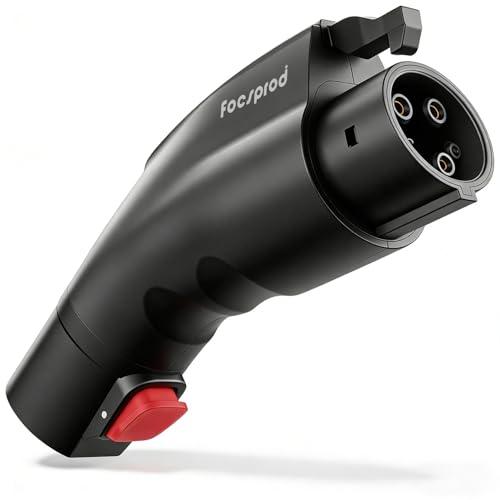 FOCSPROD for Tesla to J1772 Charger Adapter, Max 60A 250V for NACS to J1772 Electric Vehicles Charging Adapter Compatible with Tesla Mobile/Wall Connectors, Destination Chargers -UL 2252 - size: For J1772 EVs