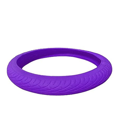Universal Purple Steering Wheel Cover：13.5 to 15 Inches Stretchable Silicone Anti Skid Steering Wheel Protector Fit for Most Car Models Including Round D Shape or Special Shape - color: Purple