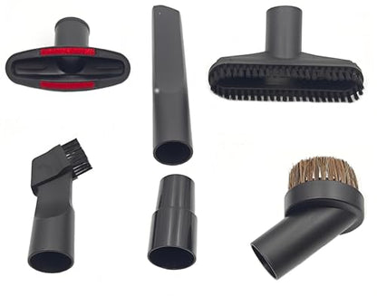 TITISKIN 32mm (1-1/4 inch) &35mm (1-3/8 inch) Vacuum Attachments-Vacuum Cleaner Accessories Brush Kit Fits Vacuum Cleaner (6pcs)