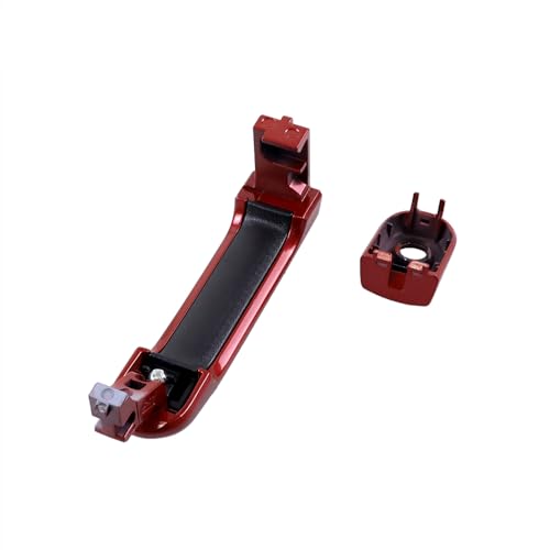Red 1 Lot 4 Doors Exterior Handle Door Outer Handle Compatible with Nissan Versa 2007-2012 - color: Red