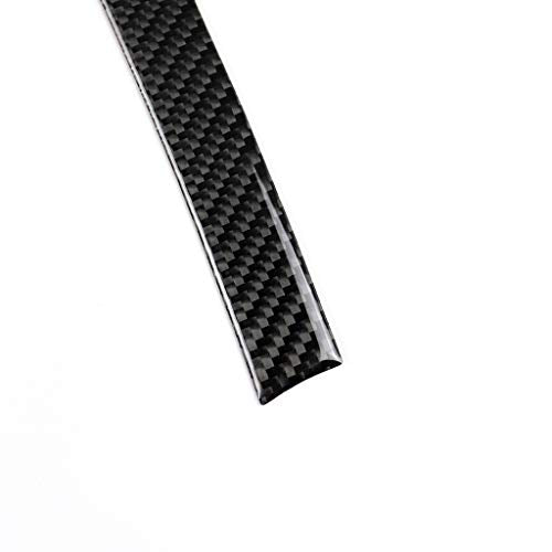 NVCNX Car Rear Air Vent Outlet Frame Cover Decal Compatible with Lexus IS250 2014 2015 / IS200t 2016 2017 / IS300 2016-2020 / IS350 2014-2020 Carbon Fiber Interior Trim Accessories Black - color: Air Vent - Rear