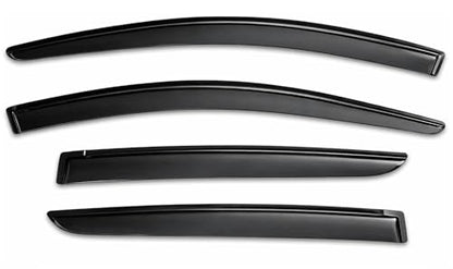 2024-2026 Tape-On Side Window Deflector Visors for Subaru Crosstrek & for Subaru Impreza Smoke Tinted Rain Guards Base Premium Sport Limited RS 2025 - size: For Subaru Crosstrek 2024-2026
