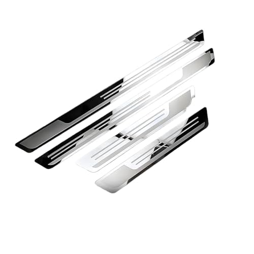 4 Pcs Door Sill Protector Heavy-Duty Scuff Plate Anti-Scratch Guards for Mercedes Benz Sprinter W906 2006-2017 Stainless Steel Step Trim Entry Guard
