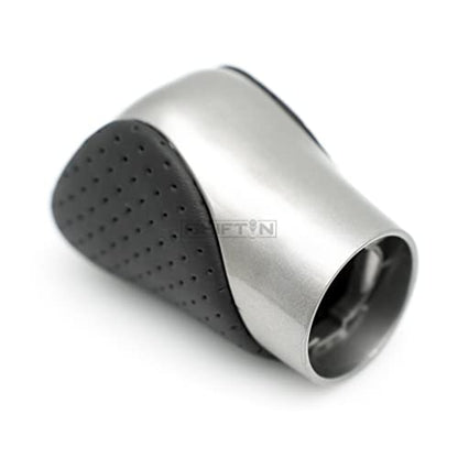 Gear Shift Knob Shifter for Lexus ES GS GX is NX RC RX 200t 300 350 3450h 450hL 350L (Black Leather/Gray Silver) - color: Black Leather / Gray Silver
