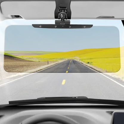 Sun Visor Extender for Cars, Upgraded Sun Visor Extender for Car Easy to Install, Universal UV400 Anti-Glare Protects from Glare, UV Rays, Snow Blindness for Safe Drivin, Clip on - size: Car Daytime-Upgraded