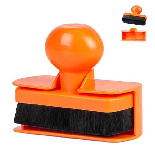 BABYSHEEP Tire Shine Applicator Brush - Extra Large Automotive Tire Dressing Applicator Brush with Storage Stand for Tire Detailing & Car Wash Kit, Black, 3.6 Inch Length (Orange) - color: Orange