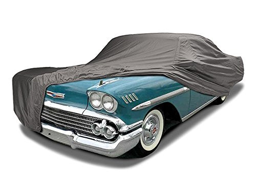 CarsCover Custom Fit 1958-1972 Chevy Impala/Bel Air/Biscayne Car Cover Ironshield Leatherette All Weatherproof Waterproof 100% Block Sun, Rain, Dust