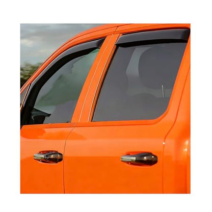 in-Channel Side Window Rain Guards Fits 2015-2020 Ford F-150 SuperCrew & Crew Cab (Not for Super Cab),Window Visors Window Deflectors Vent Sun Shades Sheilds - size: For 2015-2025 F150 Crew Cab