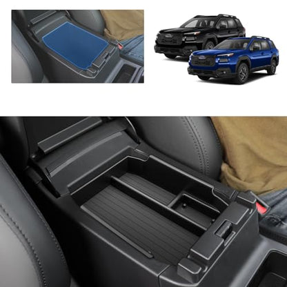 for 2026 Subaru Outback Center Console Organizer Tray for 2026 Outback Armrest Box Secondary Storage Glove Box Insert Accessories (Outback Center Console Tray)