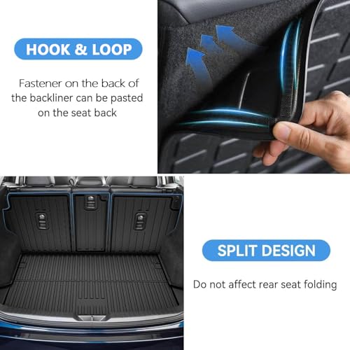 Cargo Liner with Backrest Mat Compatible with 2017-2025 Mazda CX-5 All Weather Protection CX5 Accessories - style: 18) for Mazda CX-5 2017-2025 Cargo Liner & Seat Back Mat