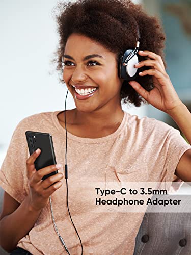 CableCreation USB C to 3.5mm Audio Adapter, Type C to Headphone Adapter, USB C to Aux 24bit/96kHz HiFi DAC Cable for iPhone 16 15 Pro Max/15 Pro/15 Plus, iPad, Galaxy S24 S23 Ultra, Pixel 9, 0.33 ft - style: USB C+3.5mm Audio (1-Port)