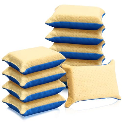 BBTO 10 Pack Car Windshield Defogger Sponge Window Cleaner Tool No Scratch Large Windscreen Sponge Bulk Absorbent Mirror Car Glass Washing for Bug Tar Remover Scrubber Detailing Motorcycle