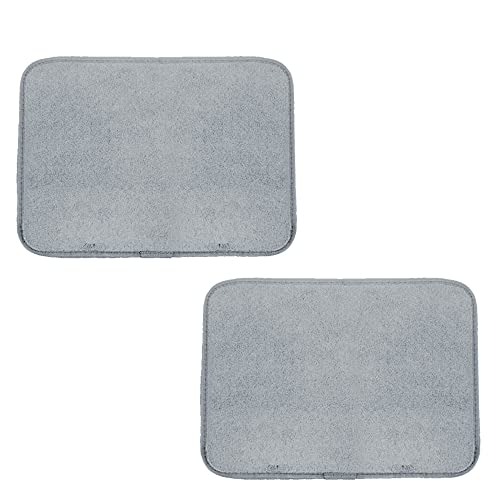 FH Group F14403GRAY Gray Carpet Floor Mat with Heel Pad (Deluxe) - color: Gray