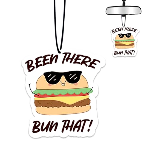 Hamburger Air Freshener Hanging for Car Scented Ornaments Mirror Cute Car Fresheners Burger Car Accessories Auto Interior Decor Scent Home Bathroom Closet Hamburger Gifts for Women Men - color: Hamburger