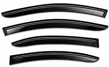2022-2026 Tape-On Side Window Visor Deflectors for Subaru WRX Smoke Tinted Rain Guards Premium Limited GT 2023 2024 2025 - size: For Subaru WRX 2022-2026