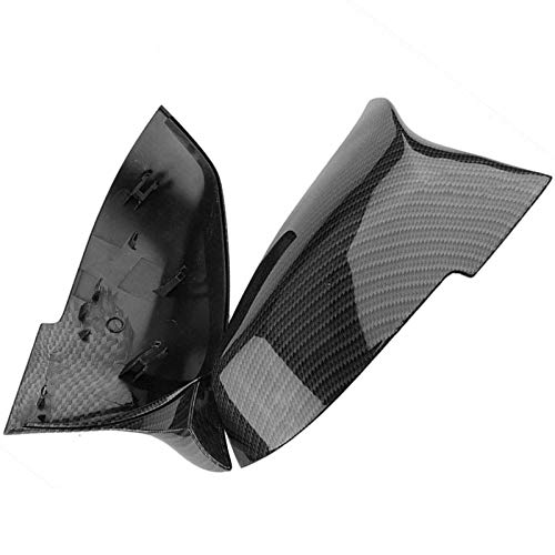 sportuli Carbon Fiber Rearview Mirror Cover Cap Compatible with BMW 228i 435i 116i 118i 120i 125i 130i 218i 220i 320i 328i 330i 335i 420i 428i 435i F21 F30 F31 F32 F33 F36 - color: Carbon Fiber