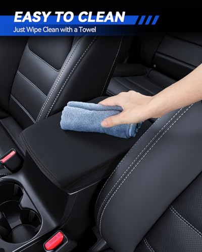 Armrest Cover for Mazda CX-5 2018-2023 2024 2025 Accessories Center Console Middle Lid Pad Protector for Car Elbow Rest - size: for 2017-2025 Mazda CX-5