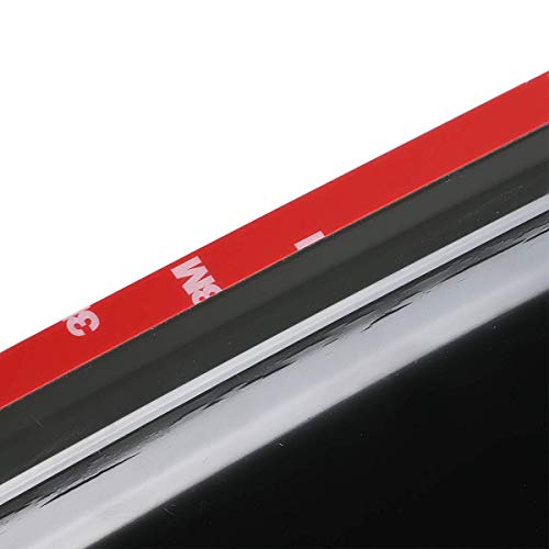 4pcs Original Shatterproof Outside Mount Style Window Rain Guard Shield Side Window Wind Deflectors Dark Smoke Vent Window Visors Compatible with 2009-2014 F-150 SuperCrew/Crew Cab Only 94155 - size: for F-150 09-14 SuperCrew/Crew Cab