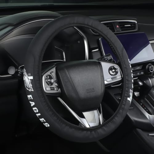for Eagles Car Steering Wheel Cover, 14-15 Inch Leather Grip | Non-Slip & Sweat-Resistant Design, Fit for Most Cars, SUVs, Trucks (SWC-BLY) - size: SWC-BLY
