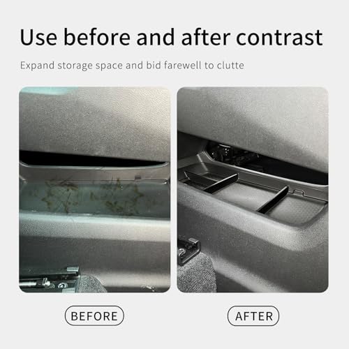 SMABEE Lower Center Console Organizer Tray for Chevrolet Chevy Equinox 2025 2026 Accessories Under Center Console Organizer Insert TPE Interior Black (Not Fit Equinox EV) - size: Lower Center Console Organizer Tray