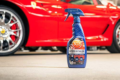 303 Products Speed Detailer - Instantly Shines and Protects Paint - for All Exterior Automotive Surfaces - Cleans Between Washes - UV Protection, 1 Gallon, (30229) - size: 128 Fl Oz (Pack of 1)