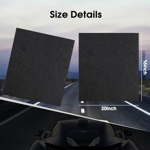 Disposable Floor Mats for Cars, 30 Pack Car Floor Mats, Black Automotive Floor Mats Waterproof Car Foot Pads, Mats for Car Detailing, Universal Fit Protective Front Rear Floor Mat for Cars (20"x16")