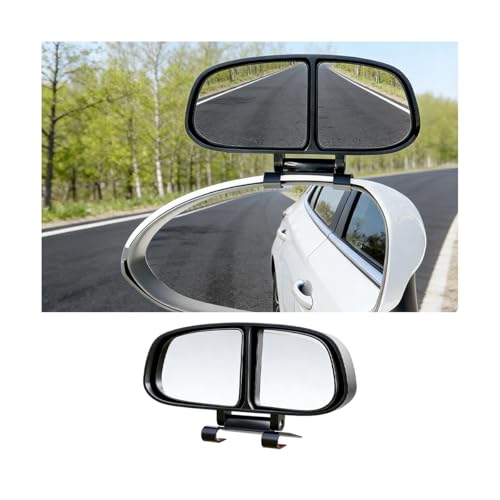 Car Blind Spot Mirror, HD Glass Frameless Convex Wide Angle 360 Degree Adjustable Side Mirror Blindspot, Automotive Exterior Rearview Glass, Universal for Vehicles - size: 1PC