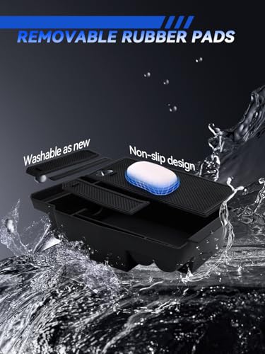 for CX-50 Center Console Organizer 2023 2024 2025 2026 Mazda CX50 Accessories Armrest Tray Middle Storage Box Insert Container Durable ABS Plastic - size: for 2023-2026 Mazda CX-50