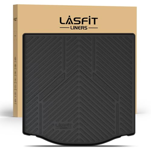 LASFIT Cargo Mat for 2012–2018 Ford Focus Sedan (Gas Models Only, No Subwoofer) Custom Fit All Weather Trunk Liner, Waterproof Heavy Duty Rear Trunk Protector for Cargo Area - style: 11) Focus Sedan| 12-18 | Cargo W/o Subwoofer