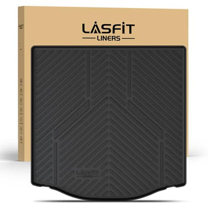 LASFIT Cargo Mat for 2012–2018 Ford Focus Sedan (Gas Models Only, No Subwoofer) Custom Fit All Weather Trunk Liner, Waterproof Heavy Duty Rear Trunk Protector for Cargo Area - style: 11) Focus Sedan| 12-18 | Cargo W/o Subwoofer