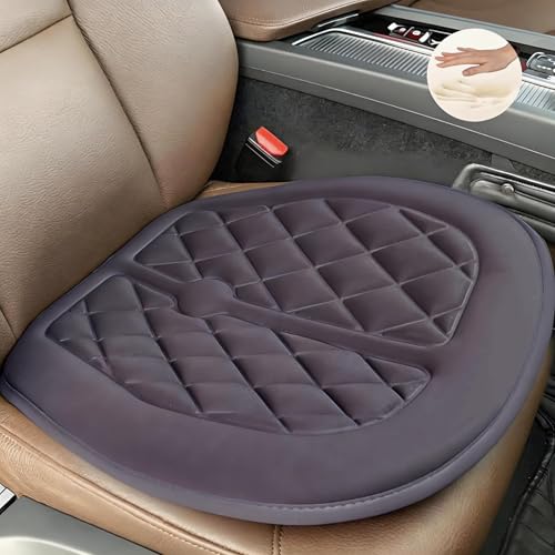 Big Ant Car Seat Cushion, Comfort Memory Foam Driver Seat Cushion Improve Driving View, Sciatica and Lower Back Pain Relief, Seat Cushions for Car Seat Driver, Home Office Chair, Wheelchair - Gray - color: Grey