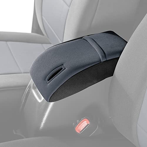 Diver Down Neoprene Center Console Cover - Fits Jeep 1997-2006 TJ Wrangler - Cushioned Armrest Cover - Doesn't Burn Your Elbow - Tight Custom Fit - Comfortable Foam Armrest Pad (01-06 Charcoal) - color: Charcoal, size: 2001-2006 TJ