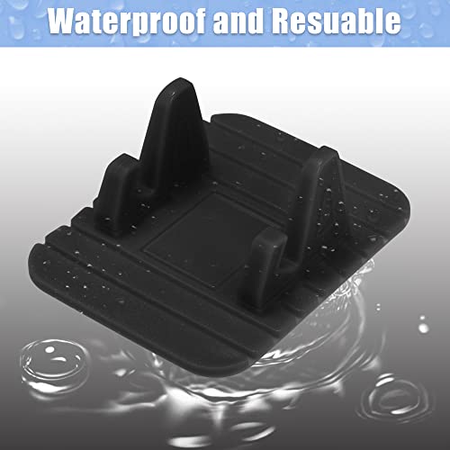 X AUTOHAUX Phone Holder for Car Universal Anti-Slip Dashboard Vehicle Cellphone Mobile Phone Pad GPS Mounting Mat Black - color: Black