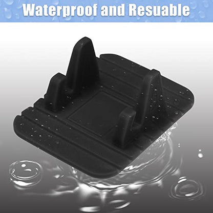 X AUTOHAUX Phone Holder for Car Universal Anti-Slip Dashboard Vehicle Cellphone Mobile Phone Pad GPS Mounting Mat Black - color: Black