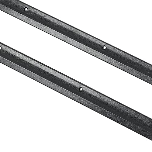 G-PLUS Door Sill Scuff Plate Protector Pair Set LH & RH Sides Compatible with 1992-2011 Ford Ranger F57Z1013208A Black - size: 92-11 Ford Ranger