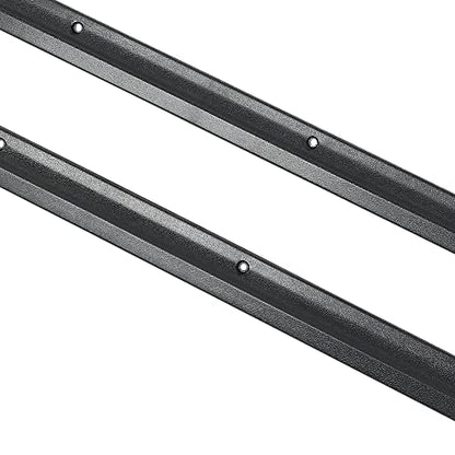 G-PLUS Door Sill Scuff Plate Protector Pair Set LH & RH Sides Compatible with 1992-2011 Ford Ranger F57Z1013208A Black - size: 92-11 Ford Ranger