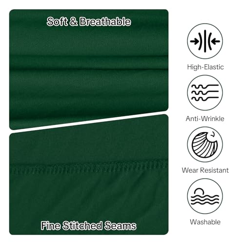 WinPower Indoor Car Cover, Fit Sedan 181-192 Inch Soft Stretch Breathable Dustproof Scratch Protection Elastic Full Cover for Underground Garage Auto Show, Green - size: L-CAR(181-192 Inch)