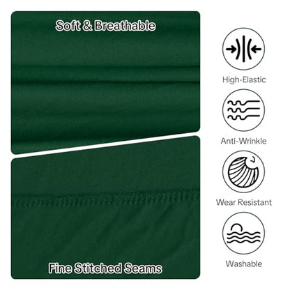 WinPower Indoor Car Cover SUV 198-208 Inch Soft Stretch Breathable Dustproof Scratch Protection Elastic Full Cover for Underground Garage Auto Show, Green - size: XXL-SUV(198-208 Inch)